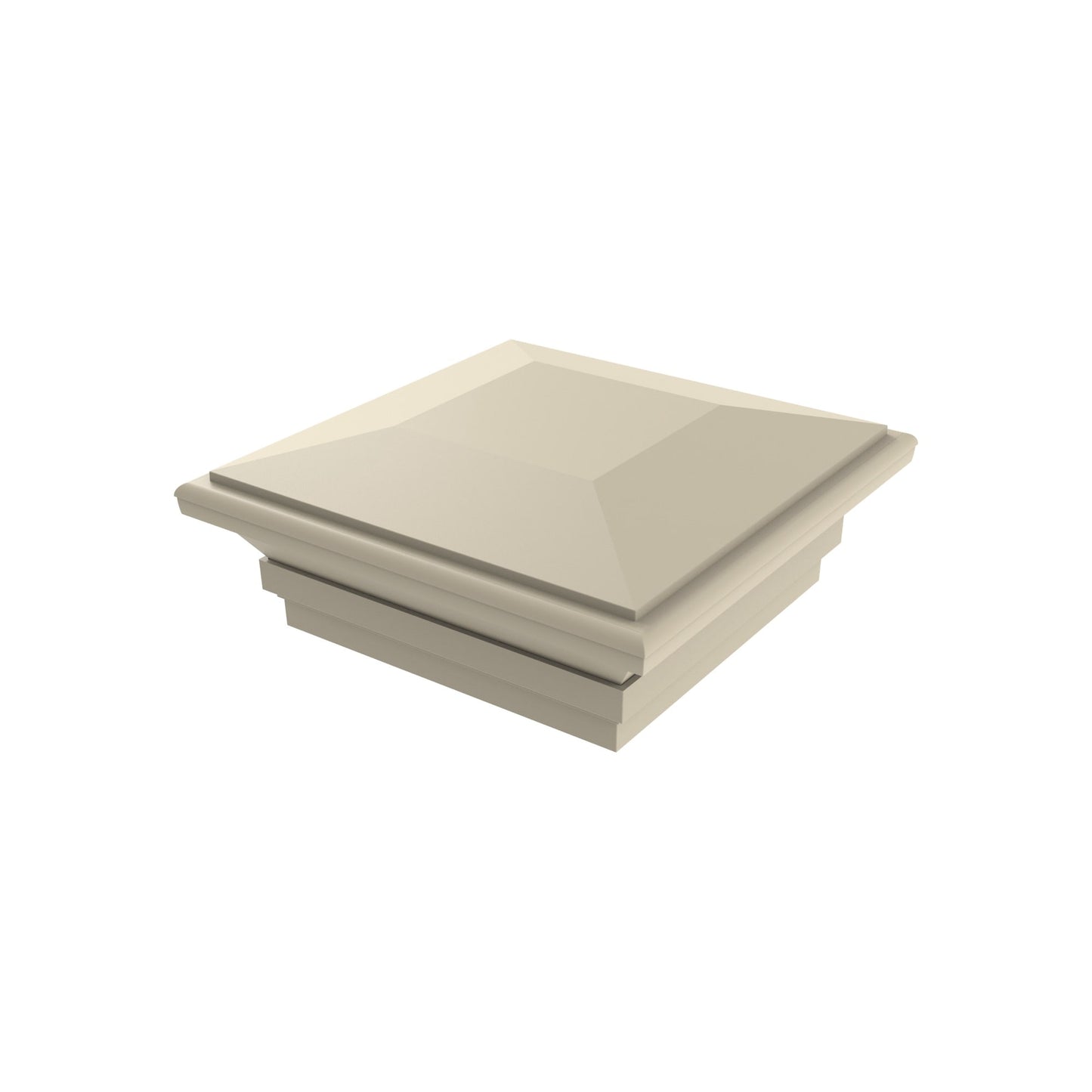 Contemporary Post Cap - 5" x 5"-Fence Post Caps-ActiveYards-FenceCenter