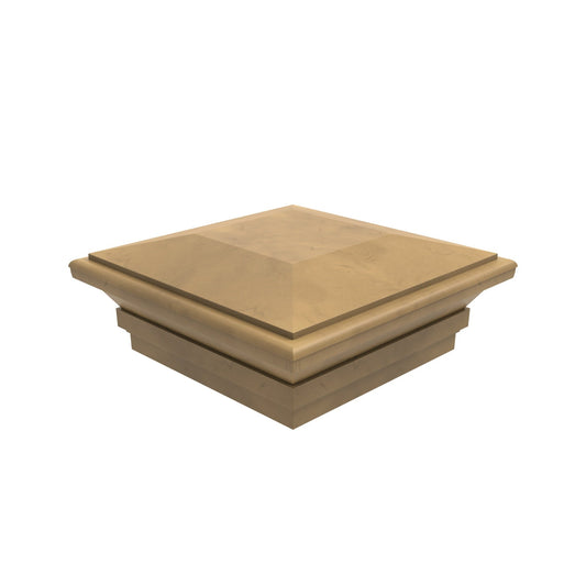 Contemporary Post Cap - 5" x 5"-Fence Post Caps-ActiveYards-Cypress-FenceCenter