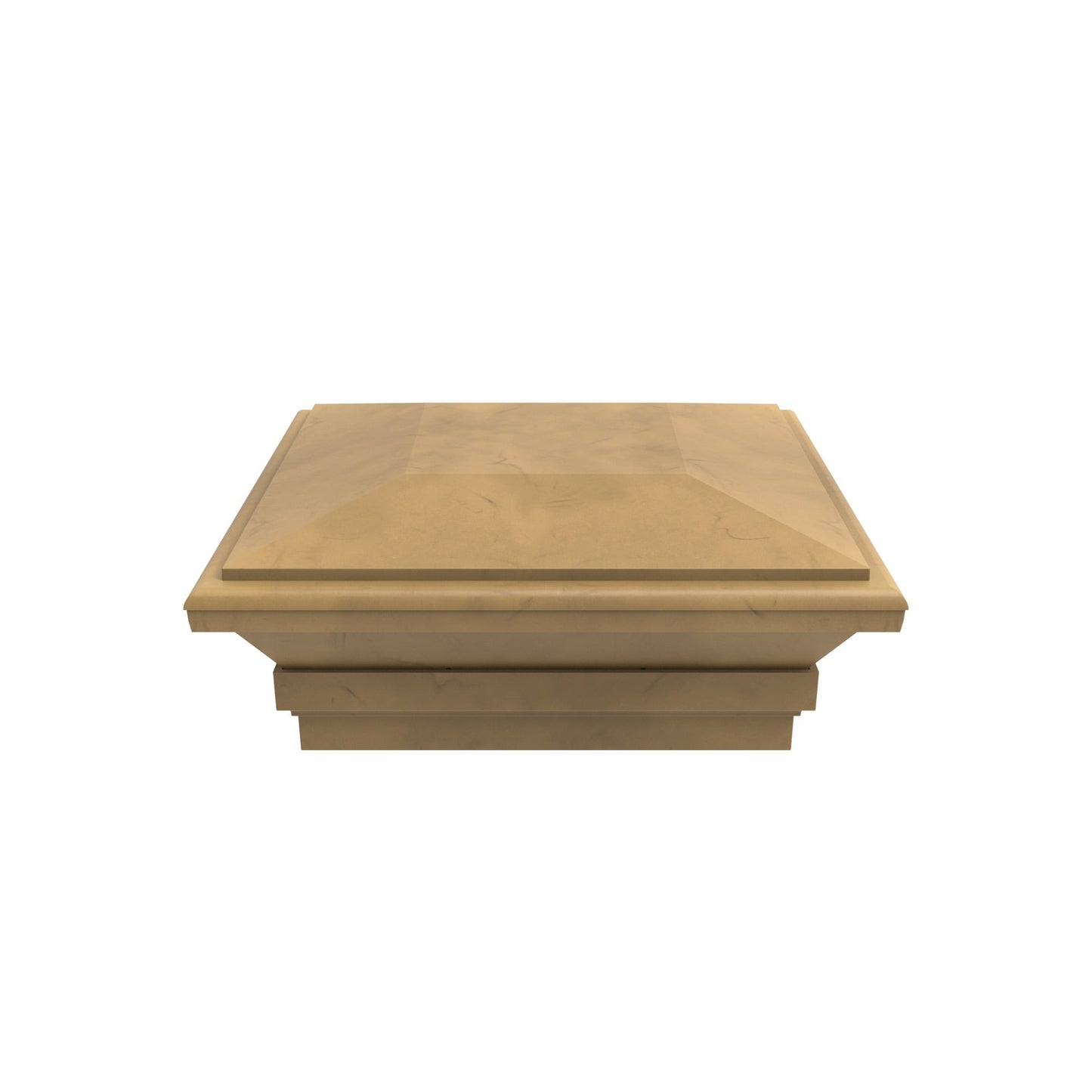 Contemporary Post Cap - 5" x 5"-Fence Post Caps-ActiveYards-FenceCenter