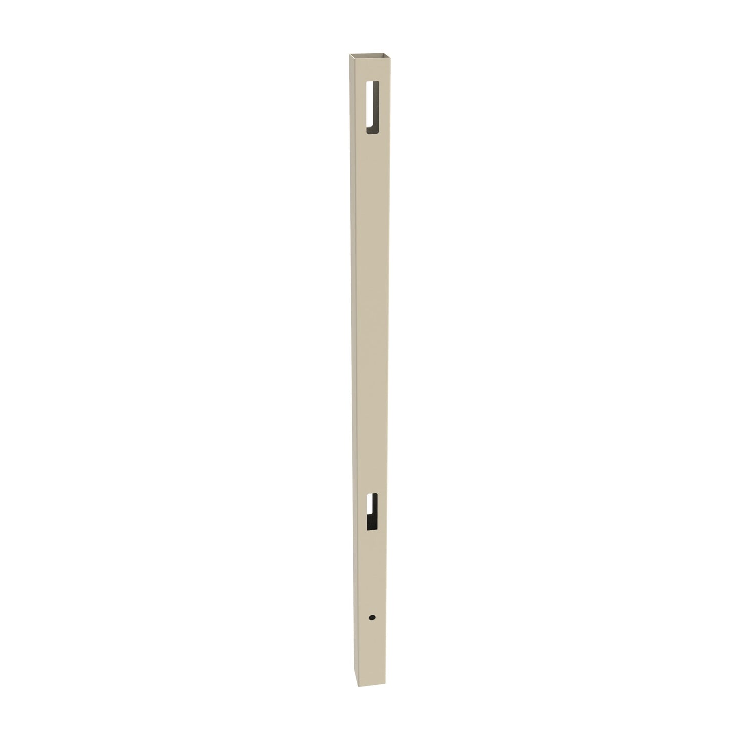 Line Post (QQ) - 5" x 5" x 108"-Vinyl Fence Posts-ActiveYards-Sand-FenceCenter