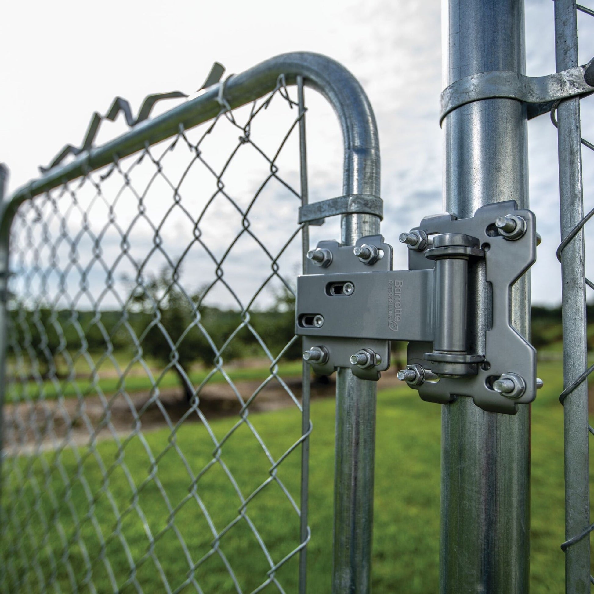 Chain Link/Farm Hinge - Standard-Hinges-BOL Hardware-Matte Silver-8-FenceCenter
