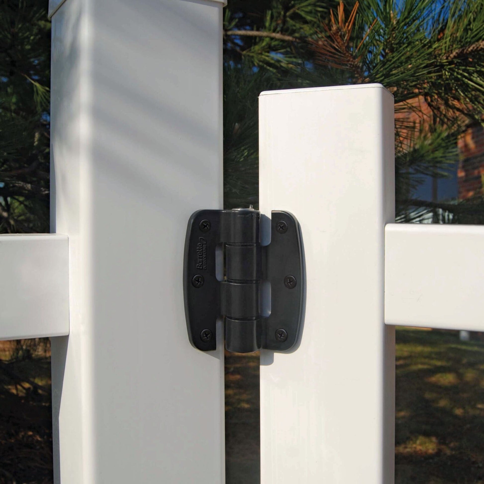 Butterfly Hinge - Compact Polymer-Hinges-BOL Hardware-Black-48-FenceCenter