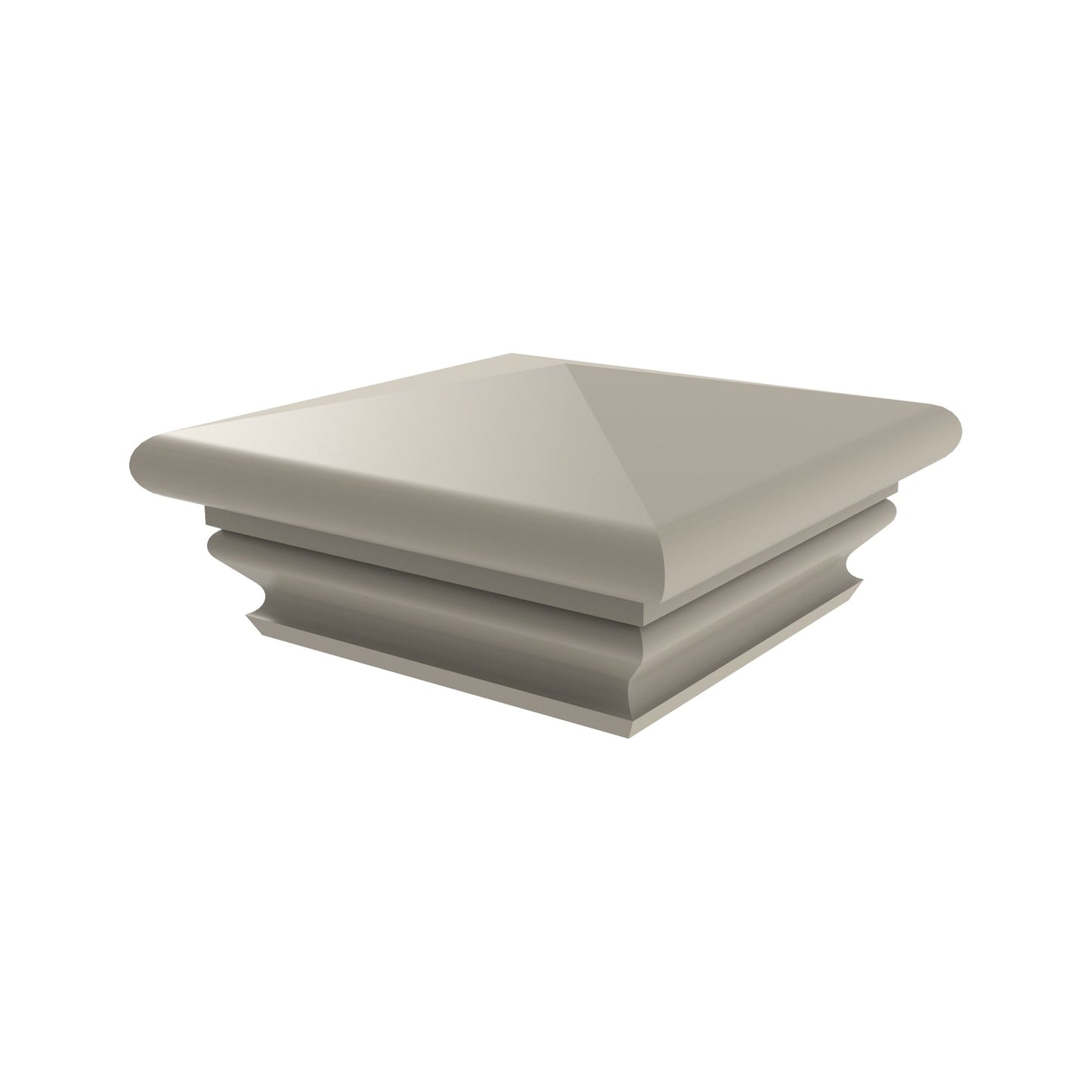 Federation Post Cap - 5" x 5"-Fence Post Caps-ActiveYards-Clay-FenceCenter