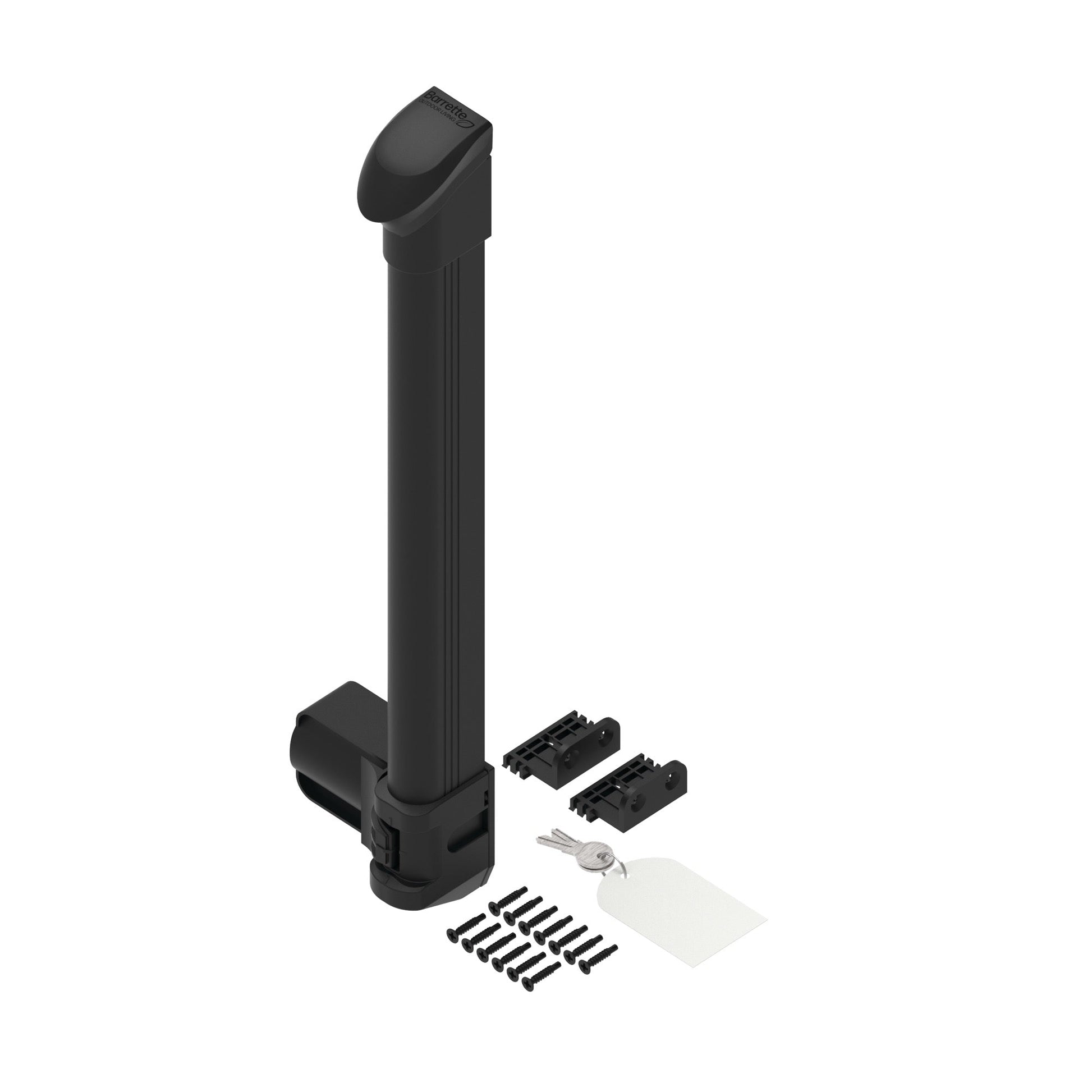 Pool Safety Latch - Locking-Latches-BOL Hardware-Black-9-FenceCenter