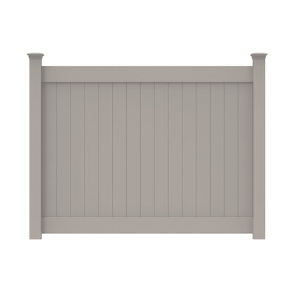 Dogwood Home Series - Fence Panel - 6' x 8'-Vinyl Fence Panels-ActiveYards-Gray-FenceCenter